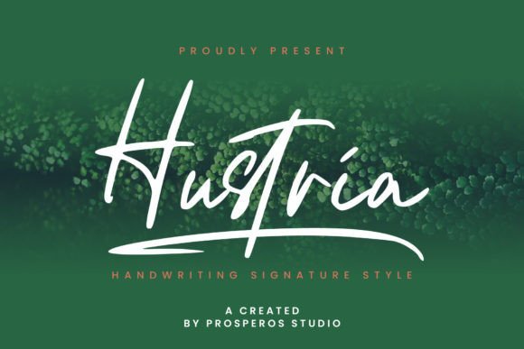 Hustria Font - Featured Image