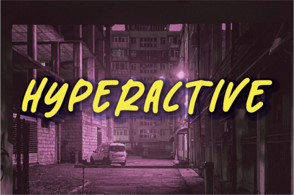 Hyperactive Font - Featured Image