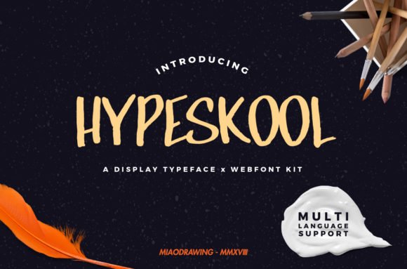 Hypeskool Font - Featured Image