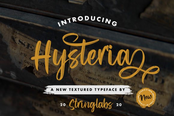 Hysteria Font - Featured Image