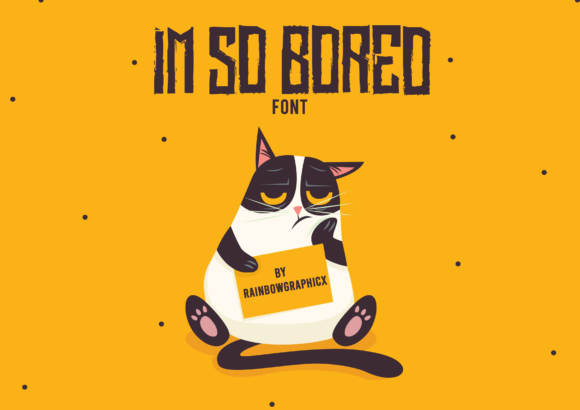 I'm so Bored Font - Featured Image