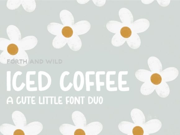 Iced Coffee Font - Featured Image
