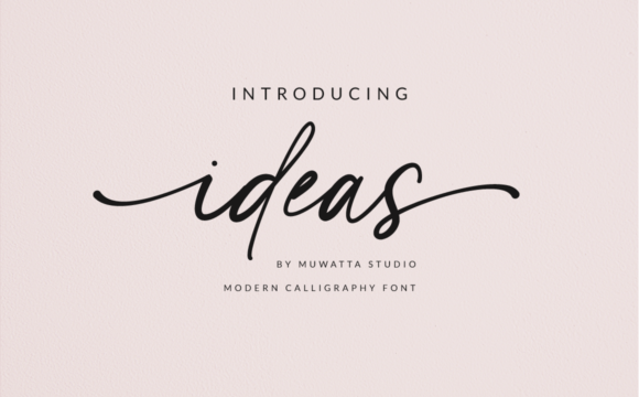 Ideas Font - Featured Image