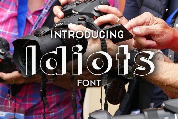 Idiots Font - Featured Image