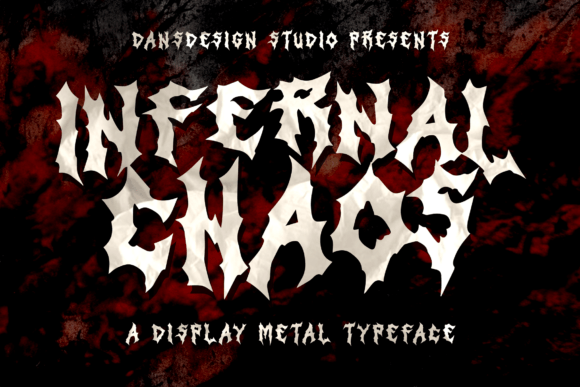 Infernal Chaos Font - Featured Image