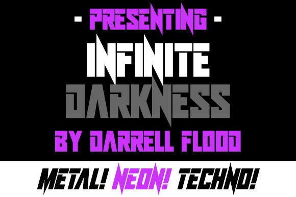 Infinite Darkness Font - Featured Image