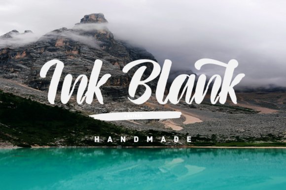 Ink Blank Font - Featured Image