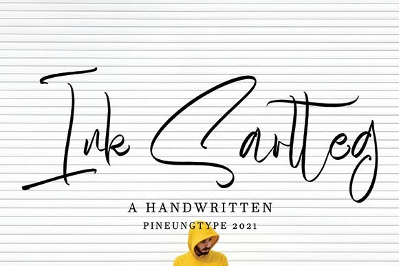 Ink Sartteg Font - Featured Image