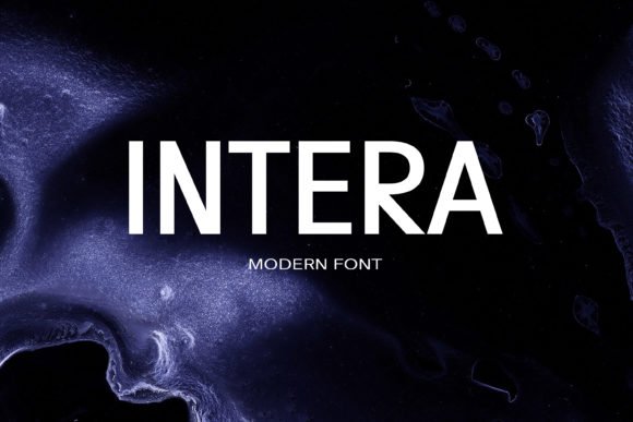 Intera Font - Featured Image
