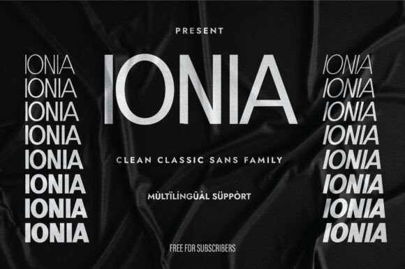 Ionia Font - Featured Image