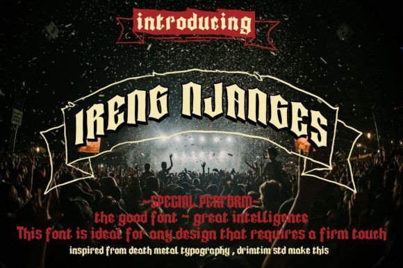 Ireng Njanges Font - Featured Image
