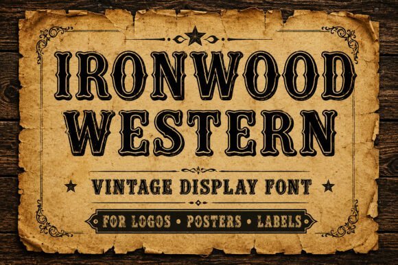 Ironwood Western Font - Featured Image