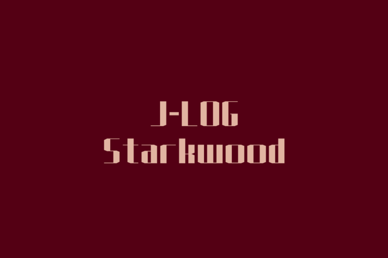 J-LOG Starkwood Font - Featured Image