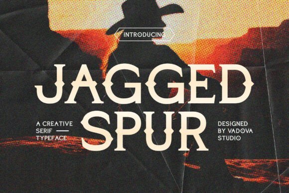 Jagged Spur Font - Featured Image