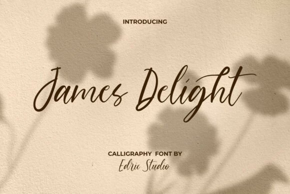 James Delight Font - Featured Image