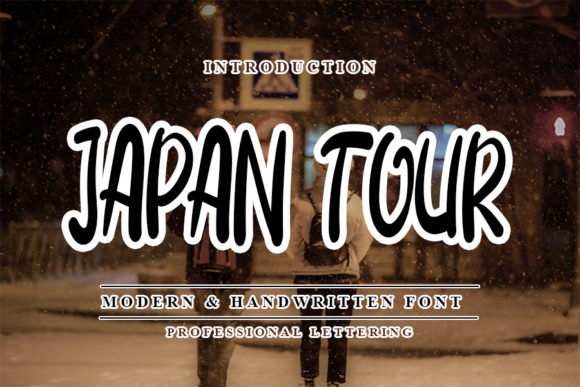 Japan Tour Font - Featured Image