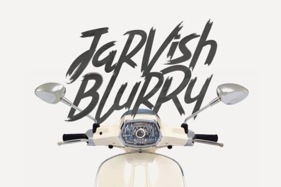 Jarvish Blurry Font - Featured Image