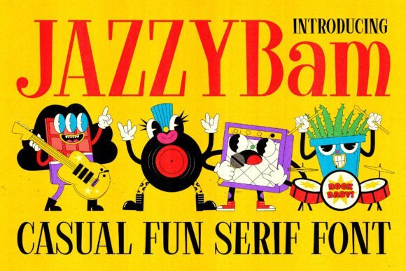 Jazzybam Font - Featured Image