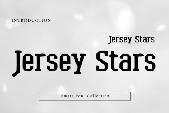 Jersey Stars Font - Featured Image