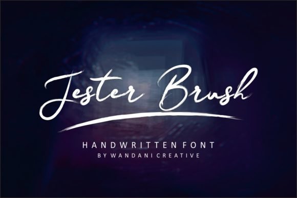 Jester Brush Font - Featured Image