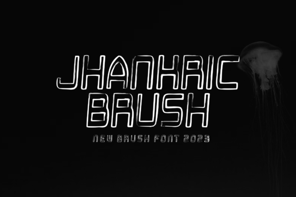Jhankric Brush Font - Featured Image
