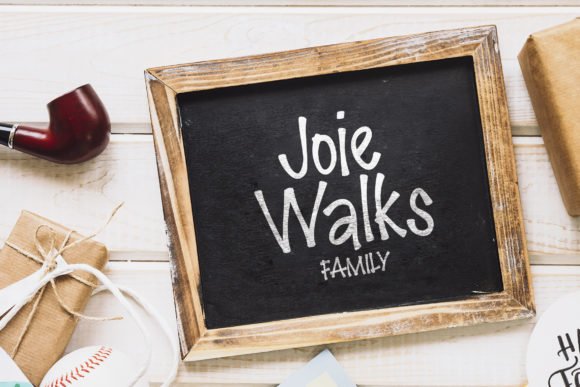 Joie Walks Font - Featured Image