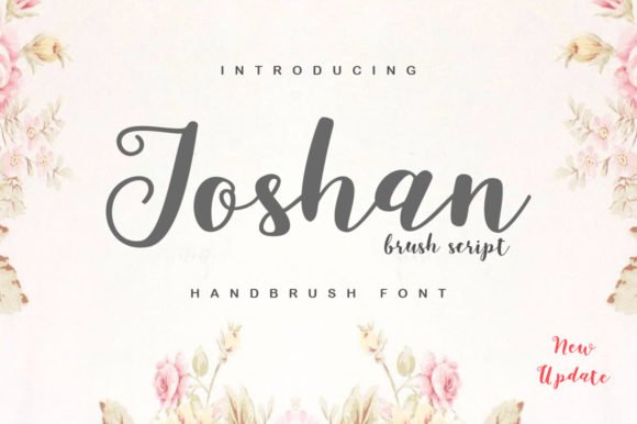 Joshan Brush Font - Featured Image