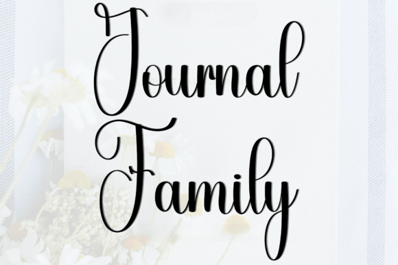 Journal Family Font - Featured Image
