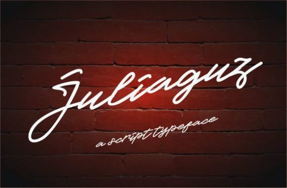 Juliaguz Font - Featured Image