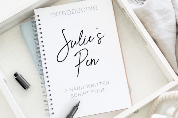 Julie's Pen Font - Featured Image