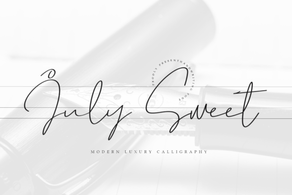 July Sweet Font - Featured Image