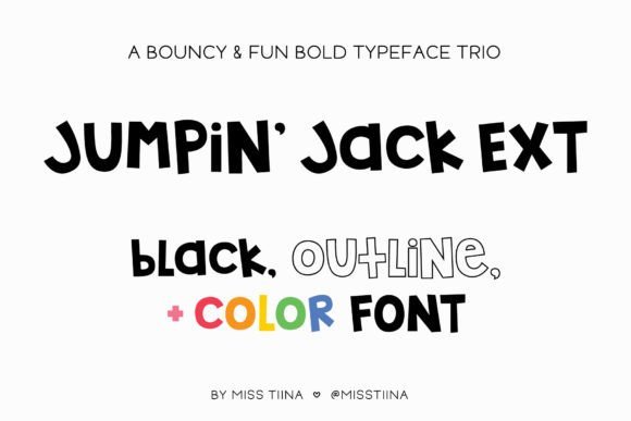 Jumpin' Jack Extended Font - Featured Image