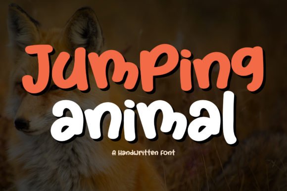 Jumping Animal Font - Featured Image