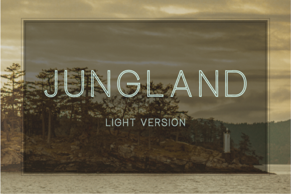 Jungland Outline Light Font - Featured Image