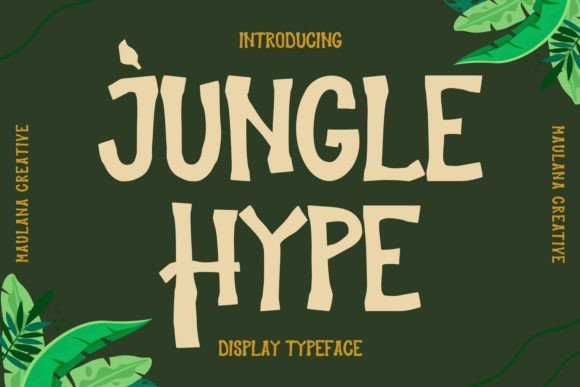 Jungle Hype Font - Featured Image