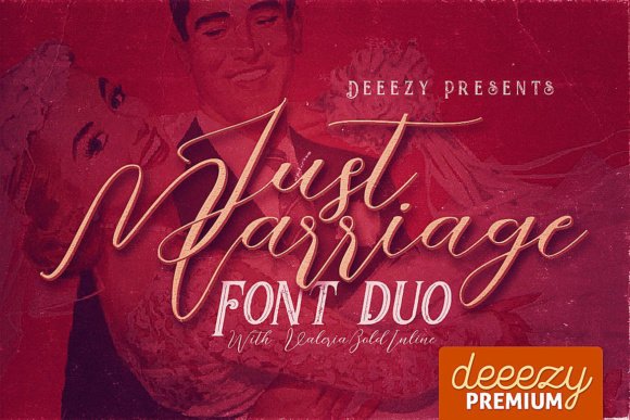 Just Marriage Font - Featured Image