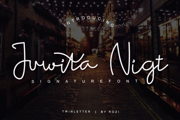 Juwita Night Font - Featured Image