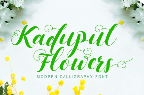 Kadupul Flowers Font - Featured Image