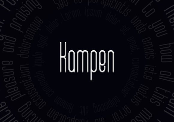 Kampen Font - Featured Image