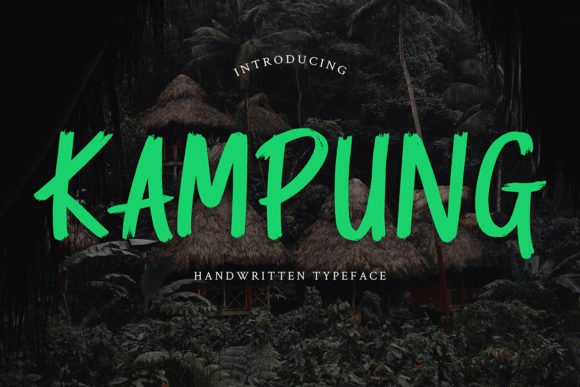 Kampung Font - Featured Image