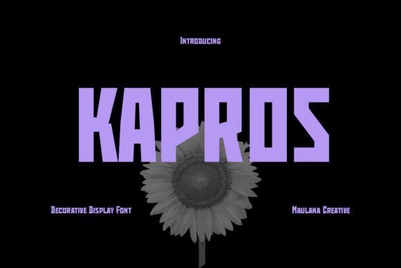 Kapros Font - Featured Image
