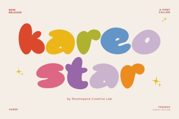 Kareo Star Font - Featured Image