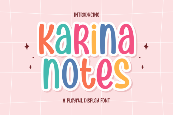 Karina Notes Font - Featured Image