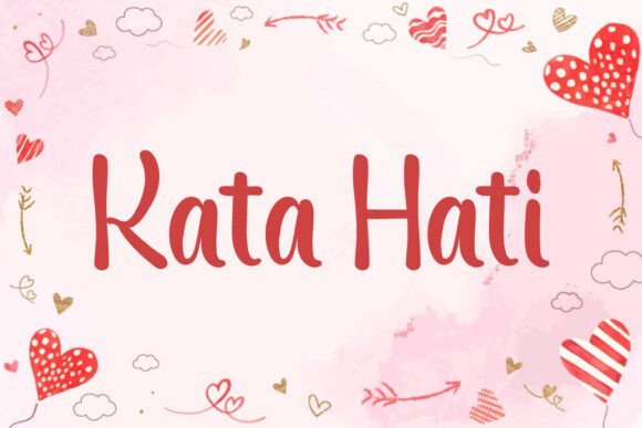 Kata Hati Font - Featured Image