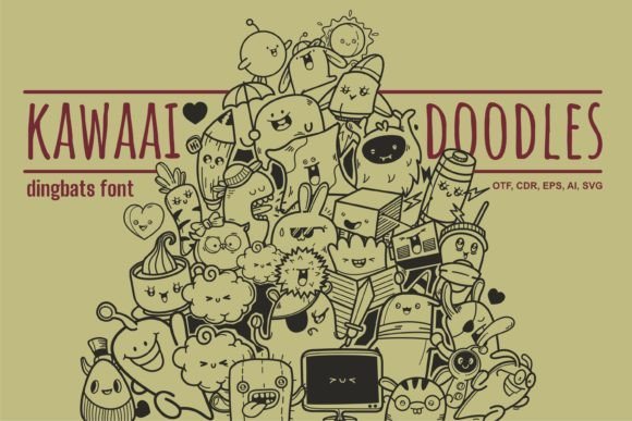 Kawaai Doodles Font - Featured Image