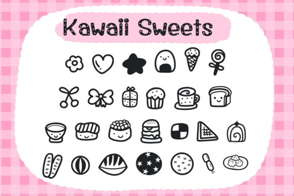 Kawaii Sweets Font - Featured Image