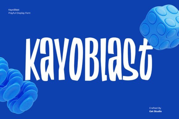 Kayoblast Font - Featured Image
