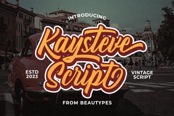 Kaysteve Script Font - Featured Image