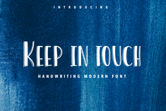 Keep in Touch Font - Featured Image