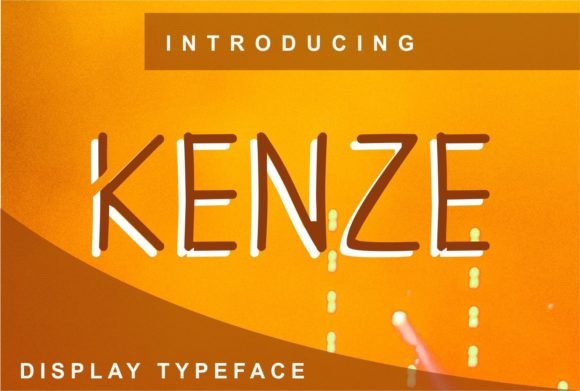 Kenze Font - Featured Image
